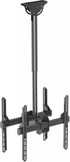 Кронштейн для телевизора Arm Media LCD-1850 черный 26"-65" макс.90кг потолочный поворот и наклон фото 1