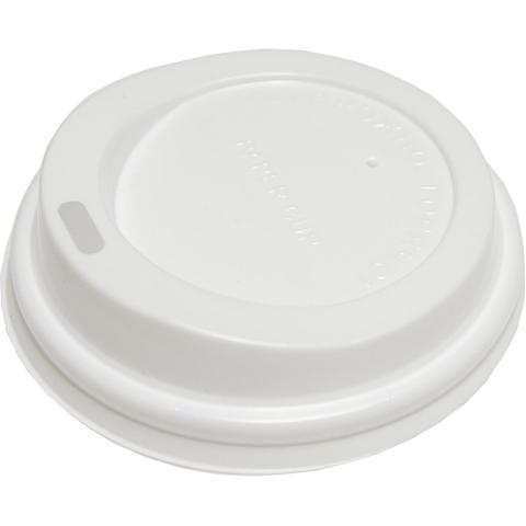 Крышка пластмассовая для однораз. стаканов, 8oz, 100шт фото 1