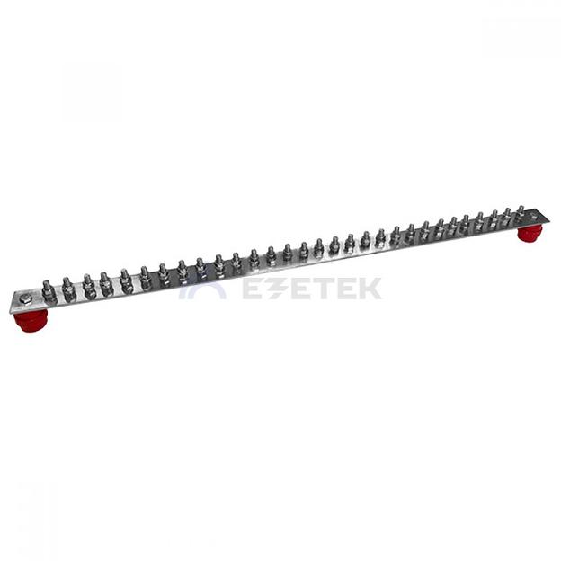 ГЗШ 30 подключений 815х40х4 мм, оцинк. фото 1