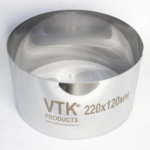 Форма для выпечки и заморозки Кольцо диаметр 220 мм высота 120 мм фото 1