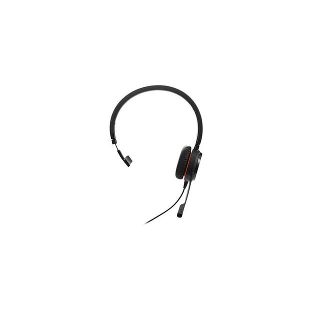 Гарнитура Jabra EVOLVE 30 II MS Mono, для контактных центров, накладные, проводные, моно, черный / красный [5393-823-309] фото 1