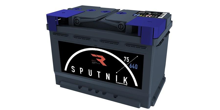 Аккумулятор Sputnik 75 А/ч, прямой полярности, конус ОПТ фото 2