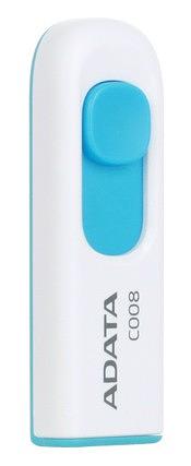 Флеш Диск A-Data 32Gb Classic C008 AC008-32G-RWE USB2.0 белый/синий фото 1
