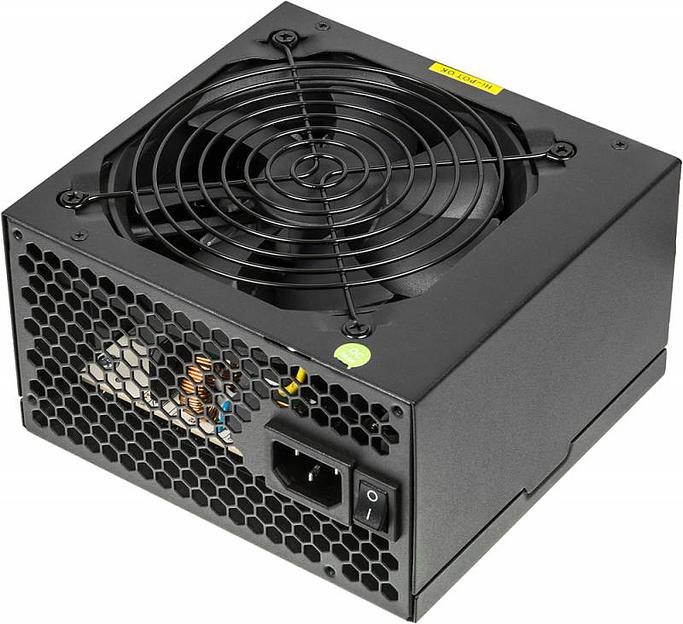 Блок питания Accord ATX 500W ACC-500W-80BR 80+ bronze (24+4+4pin) 120mm fan 6xSATA RTL фото 1