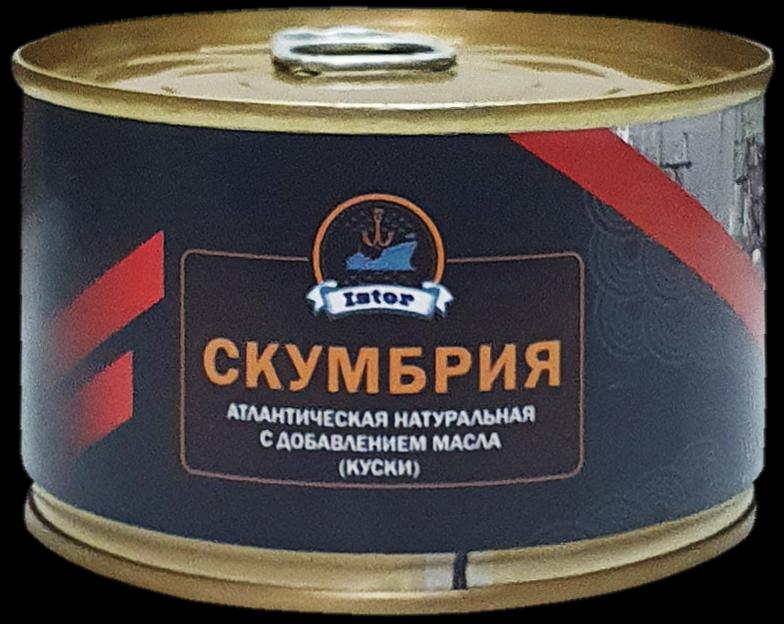Скумбрия Атлантическая натуральная «Istor» ОПТ фото 1