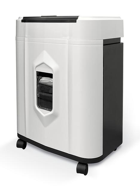 ГЕЛЕОС Уничтожитель документов АП20-5, DIN P-5 (5 ур-нь секр.), фрагмент 1,9х12мм, АВТОПОДАЧА 131 лист (70г/м2), пл.карты/скрепки/скобы, 20 литра фото 1