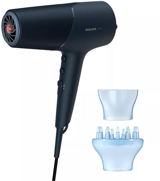 Фен Philips BHD512/00 2300Вт синий фото 1