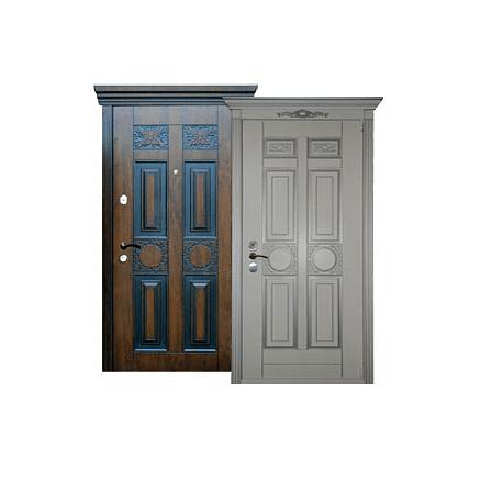 Нержавеющие металлические входные двери КорНет фото 2