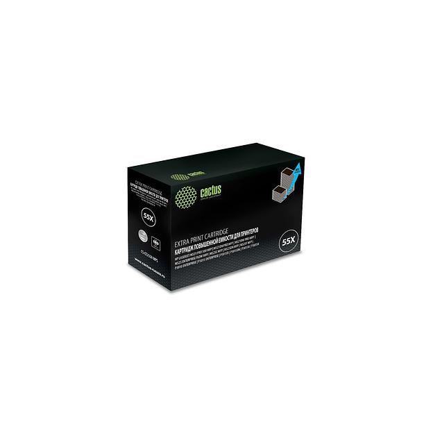 Картридж Cactus CS-CE255X-MPS, CE255XX, черный / CS-CE255X-MPS фото 1