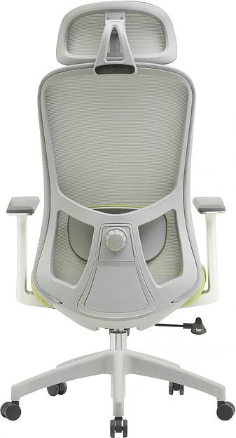 Кресло Cactus CS-GMC515-GYGN серый сиденье салатовый пластик серый фото 5