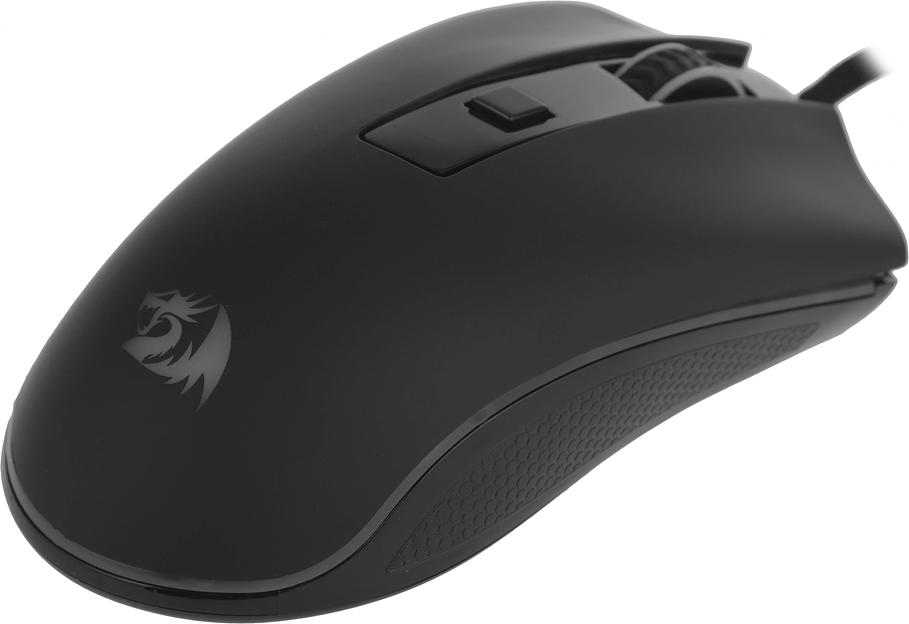 Мышь проводная Redragon Cypher 72075, черный, 12800 dpi, USB, кнопки - 7 фото 7