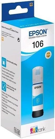 Картридж струйный Epson 106C C13T00R240 голубой (1900стр.) (70мл) для Epson L7160/7180 фото 1