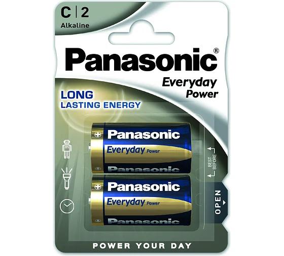Батарейка Panasonic LR14 Everyday Power BL*2 ОПТ фото 1