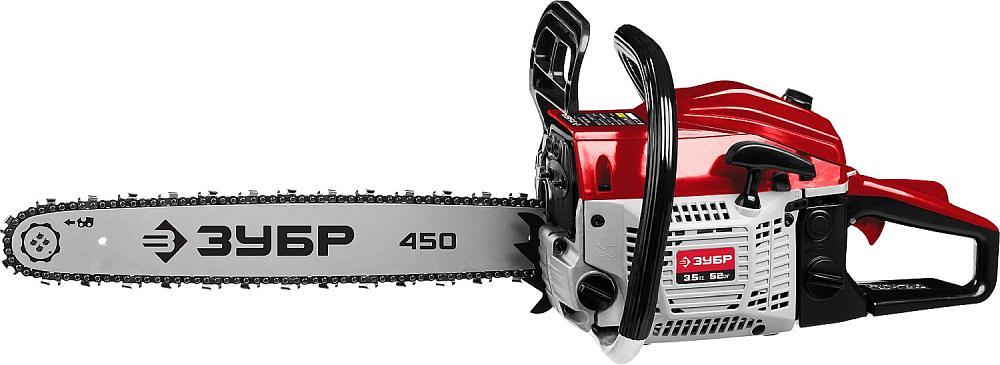 Бензопила Зубр ПБЦ-М52-45 2600Вт 3.5л.с. дл.шин.:18" (45cm) фото 2