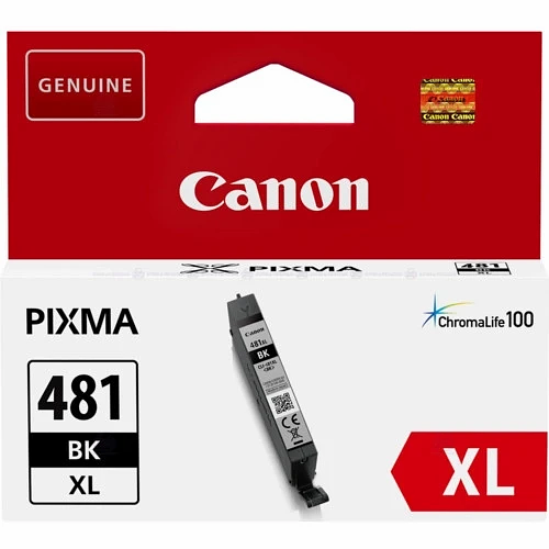 Картридж Canon CLI-480 XL BK для PIXMA TR540 TR7540 TS6140 TS8140 (черный) 2047C001 фото 1