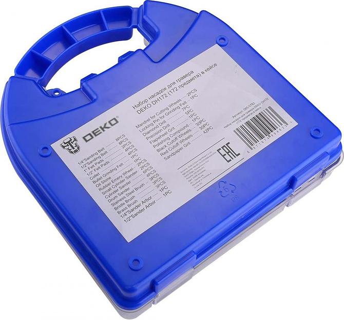 Набор насадок для граверов Deko DH172 (065-0782) фото 3