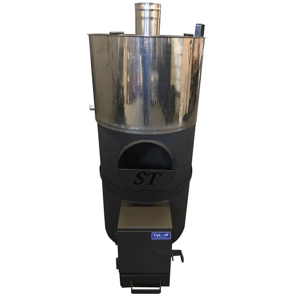 Банная печь «Standart 18» выносная топочная камера, бак из нержавеющей стали фото 1