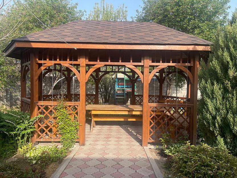 Беседка деревянная Derevo Style «Беседка № 6» фото 2