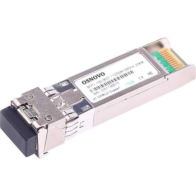 Трансивер OSNOVO SFP-S1LC15-10G-1270-1330 фото 1