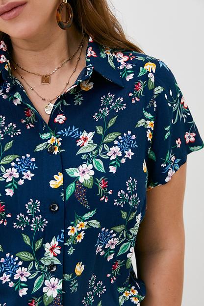 Платье Salma/синий принт фото 3