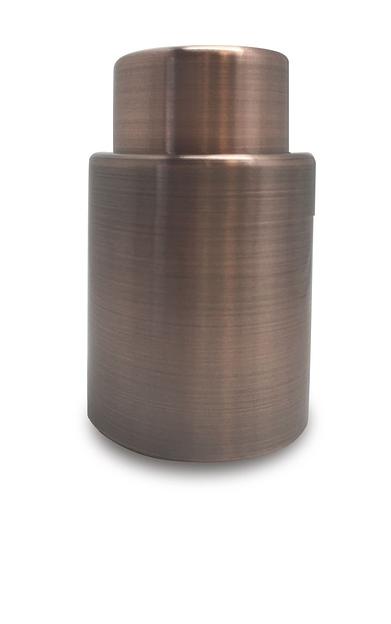 Пробка вакуумная нерж. 7 см. с покрыт. под медь VB /1/12/ фото 1