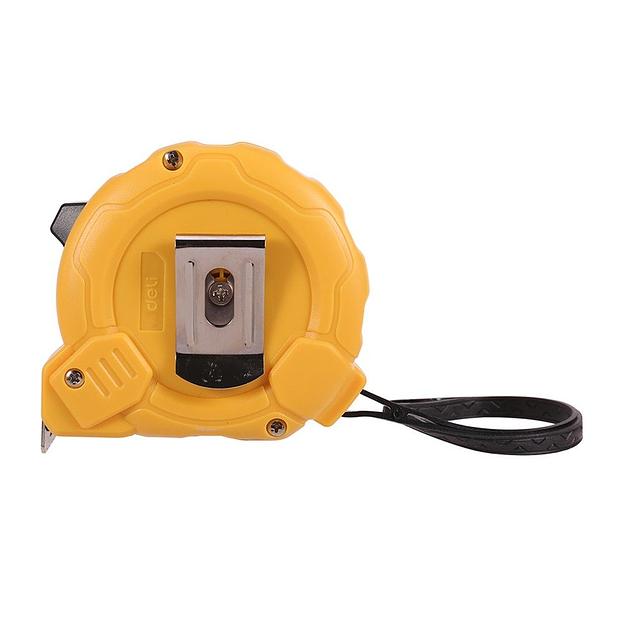 Измерительный и разметочный инструмент Deli Рулетка Deli DL9010B 10м*25мм, метрическая, ударопрочный корпус фото 4