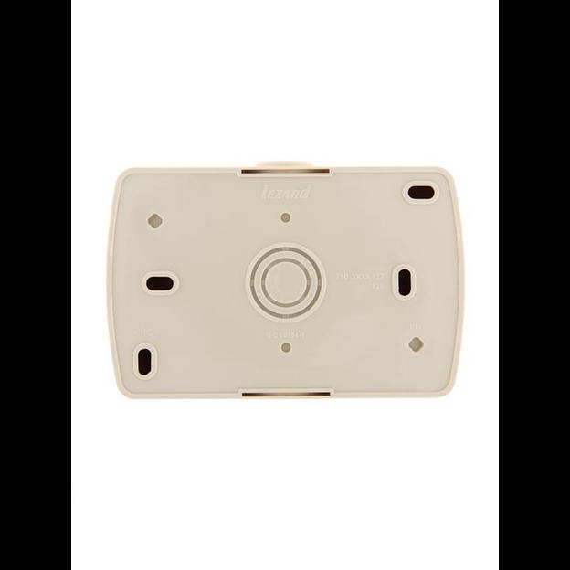 Розетка 2-м ОП Nata 16А IP20 без заземл. керамика крем. LEZARD 710-0300-128 фото 2