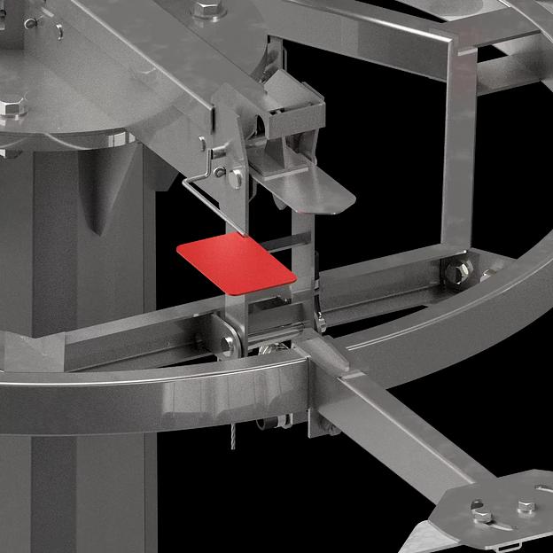 Высокомачтовая опора с мобильной и стационарной короной по типу МГФ-СР-25-35 фото 2