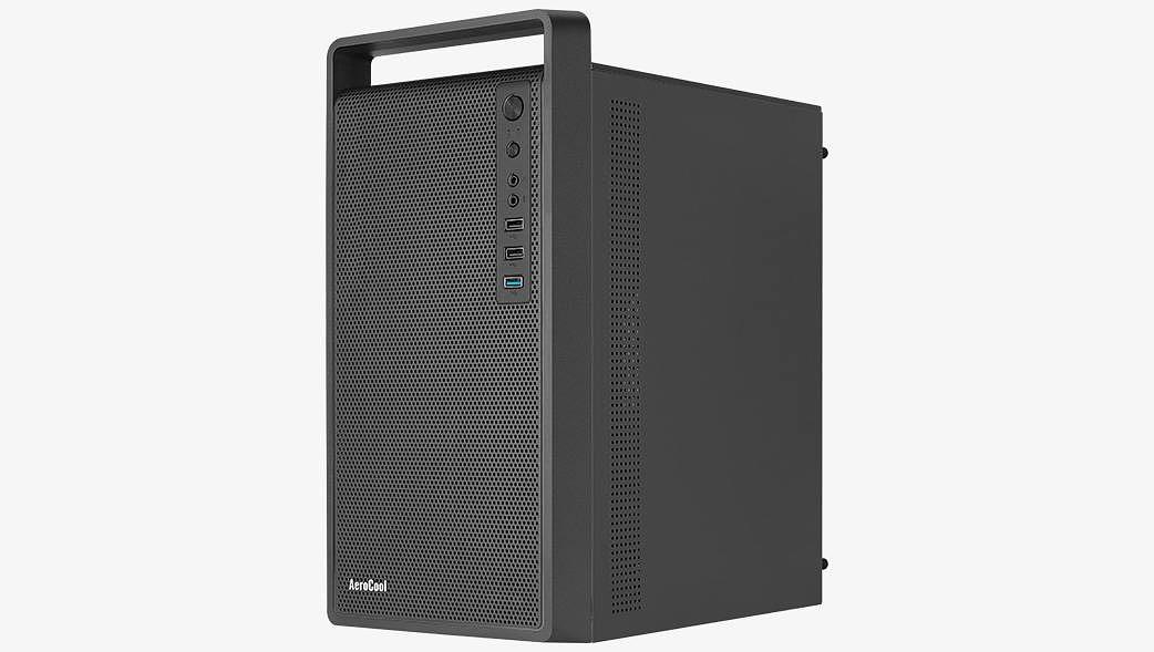 Корпус MiniTower AEROCOOL CS-109-G-BK-v1 black (4711099472376) (без блока питания) фото 4