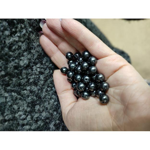 Набор шунгитовых бусин 16 мм ОПТ фото 4