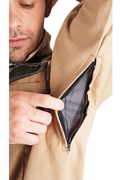 Куртка CERVA НАРЕЛЛАН ГОСТ бежево-чёрный, смесовая фото 3