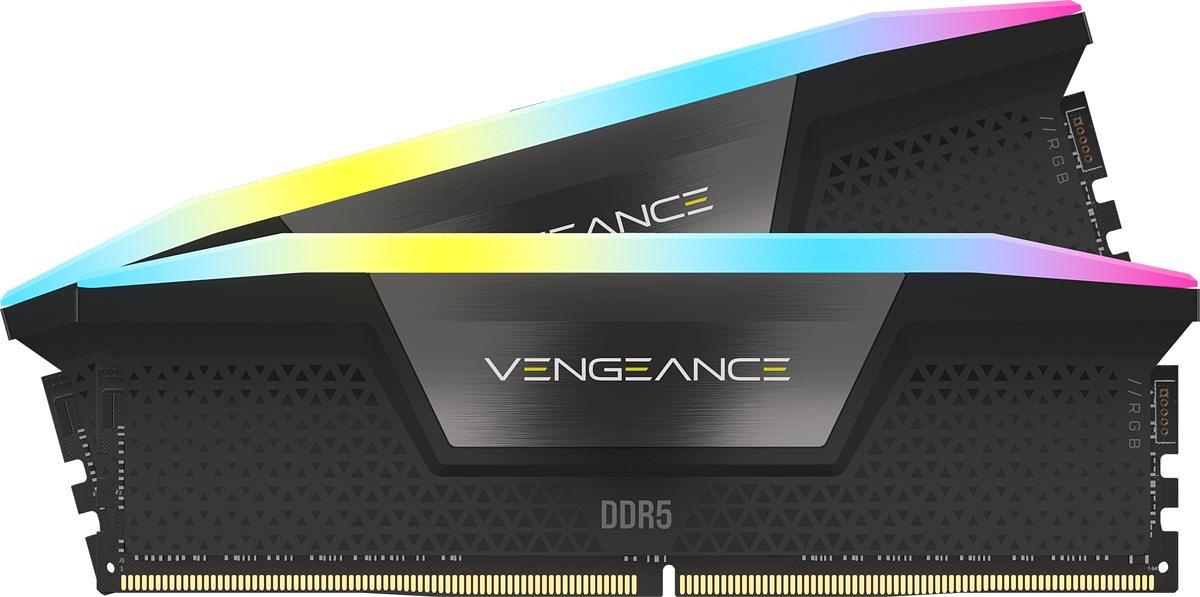 Память DDR5 2x16Gb 5600MHz Corsair CMH32GX5M2B5600C40K Vengeance RGB RTL PC5-44800 CL40 DIMM 288-pin 1.25В фото 1