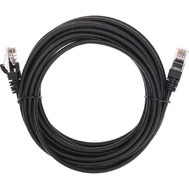 Rexant (02-0102-5) Патч-корд U/UTP, CAT 5e, RJ45-RJ45, 26AWG, LSZH, черный, 5м фото 1