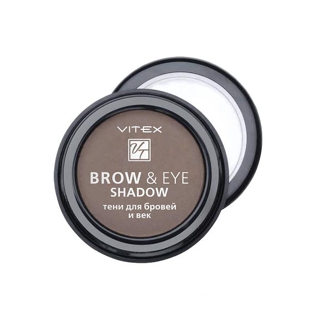 Витэкс brow&eye shadow тени для бровей и век, тон 12 фото 1