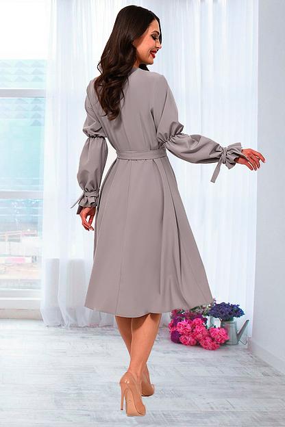 Платье Нежная грей опт фото 2