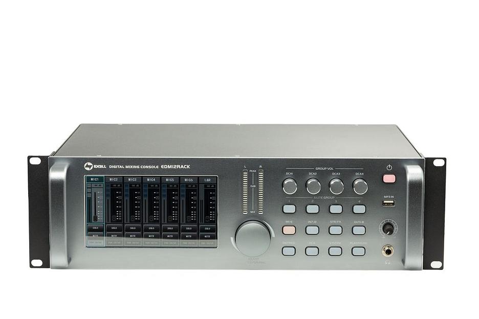 Цифровой рэковый микшер, 12 каналов Exell EDM12RACK фото 3