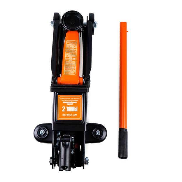 Гидравлический подкатной домкрат 2т 125-330мм Kingqueen QJD61A фото 3