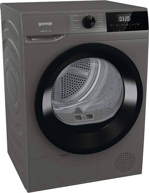 Сушильная машина Gorenje D2HNE82/C кл.энер.:A++ макс.загр.:8кг серый фото 2