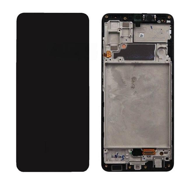Дисплей для Samsung Galaxy A32 4G SM-A325 в сборе GH82-25566A в рамке (чёрный) 100 % оригинал ОПТ фото 1