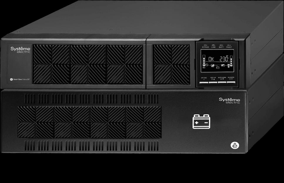 Источник бесперебойного питания Systeme Electriс Smart-Save Online SRT, 6000VA/6000W, On-Line, Extended-run, Rack 2U+3U(Tower convertible), LCD, Out: Hardwire, SNMP Intelligent Slot, USB, RS-232, Pre-Inst. Web/SNMP (SRTSE6KRTXLI-NC) фото 1