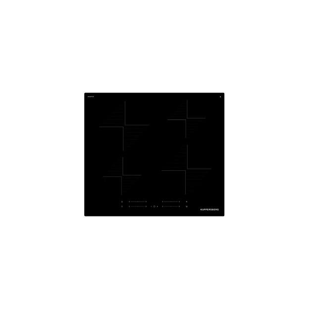 Индукционная варочная поверхность KUPPERSBERG ICI 606, конфорок: 4 шт., закаленное стекло, независимая, черный фото 1