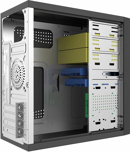 Корпус с блоком питания 450Вт. Foxline FZ-053-SX450R-U32 фото 5