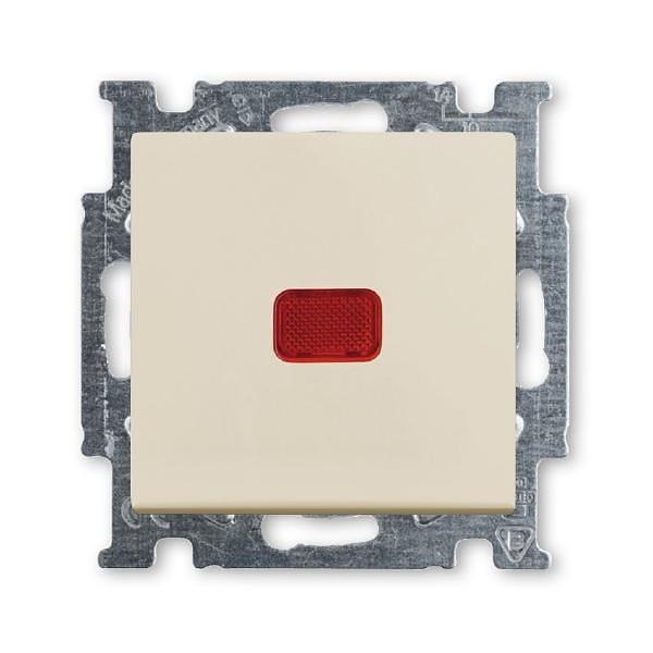 Выключатель с клавишей, переключатель с N-клеммой, слоновая кост ь 2006/6 UCK-92-507 фото 1