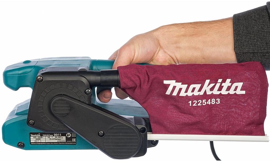 Ленточная шлифовальная машина Makita 9911 650Вт шир.ленты 76мм фото 5