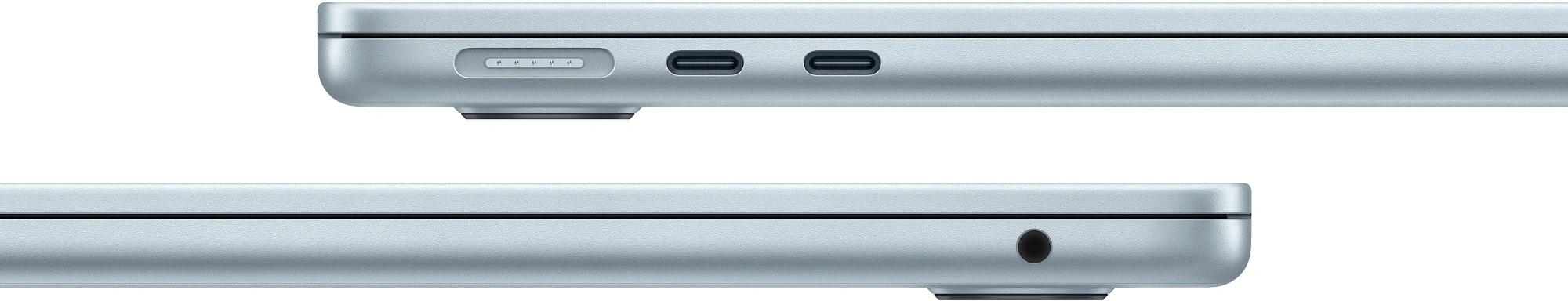 Ноутбук Apple MacBook Air A3240 M4 10 core 16Gb SSD512Gb/10 core GPU 13.6" Liquid Retina (2560x1664) macOS lt.blue WiFi BT Cam (MC6U4HN/A) фото 3