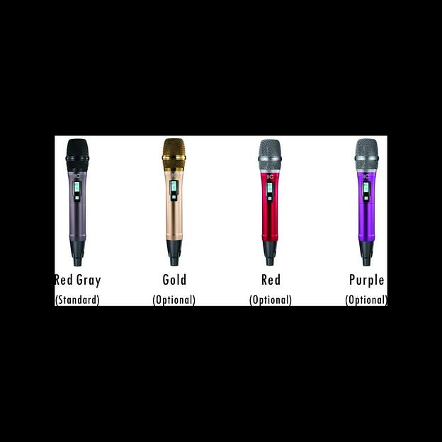 ITC T-521UH Двухканальная радиомикрофонная система, приёмник + 2 ручных микрофона, шт (T-521UH) фото 4