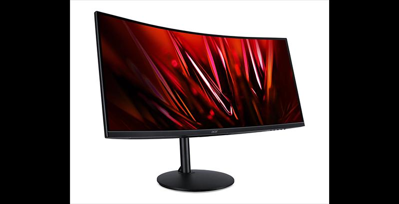 Монитор 34'' ACER Nitro XZ342CUS3bmiipphx,ZeroFrame,Curved 1500R Black,21:9,VA,3440x1440,1/3ms,320,HDR 400cd,180Hz,2xHDMI(2.0)+2xDP(1.4)+Audio out,Speakers 2Wx2,sync: DP/HDMI FreeSync Premium,hdr:HDR 400 (UM.CX2EE.301) фото 2