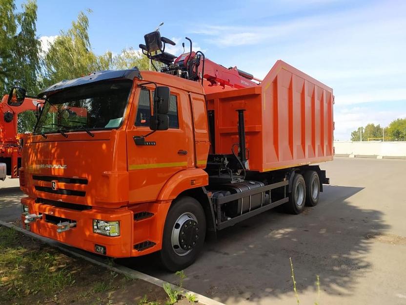 Бортовой камаз «65115-3094-48» С КМУ VM1074M фото 1