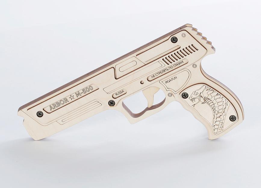 Игрушка из дерева Резинкострел Arbor M-500 Cobra, опт фото 3