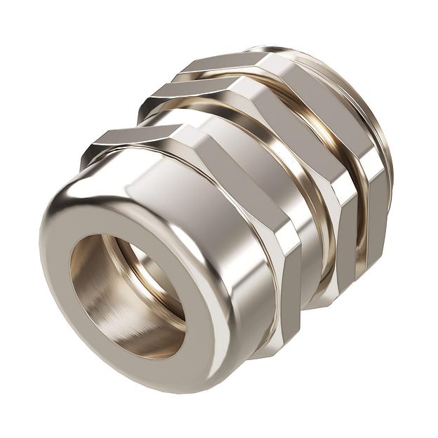 Ввод кабельный М20 латунный наружный диаметр кабеля 8-12мм фото 1